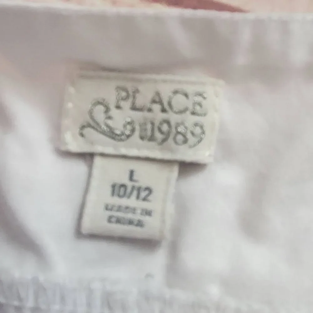 Children's Place embroidery tank top L10/12